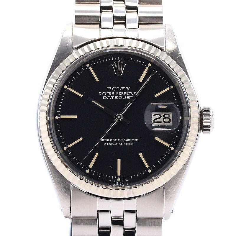 【中古】ROLEX OYSTER PERPETUAL DATEJUST 36 CONFETTI DIAL ロレックス オイスターパーペチュアル デイトジャスト 36 コンフェッティダイヤル 1601/4