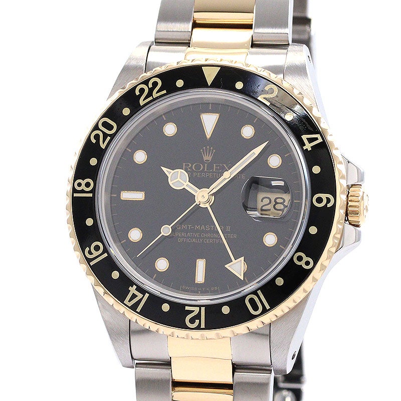 【中古】ROLEX GMT-MASTER II ロレックス GMTマスター II M16713