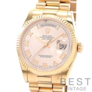 【中古】ROLEX OYSTER PERPETUAL DAY-DATE 36 ロレックス オイスターパーペチュアル デイデイト 36 118235