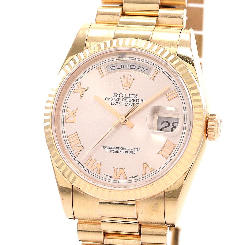 【中古】ROLEX OYSTER PERPETUAL DAY-DATE 36 ロレックス オイスターパーペチュアル デイデイト 36 118235