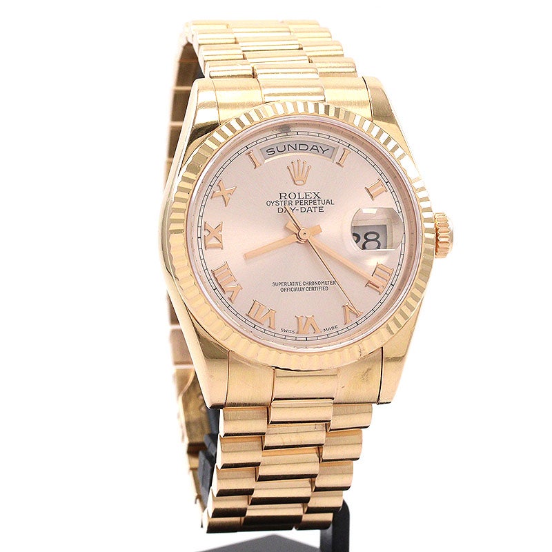 【中古】ROLEX OYSTER PERPETUAL DAY-DATE 36 ロレックス オイスターパーペチュアル デイデイト 36 118235