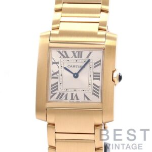 【中古】CARTIER TANK FRANCAISE MEDIUM MODEL カルティエ タンク フランセーズ MM WGTA0113