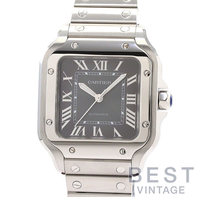 【中古】CARTIER SANTOS DE CARTIER MEDIUM MODEL カルティエ サントス ドゥ カルティエ MM WSSA0061