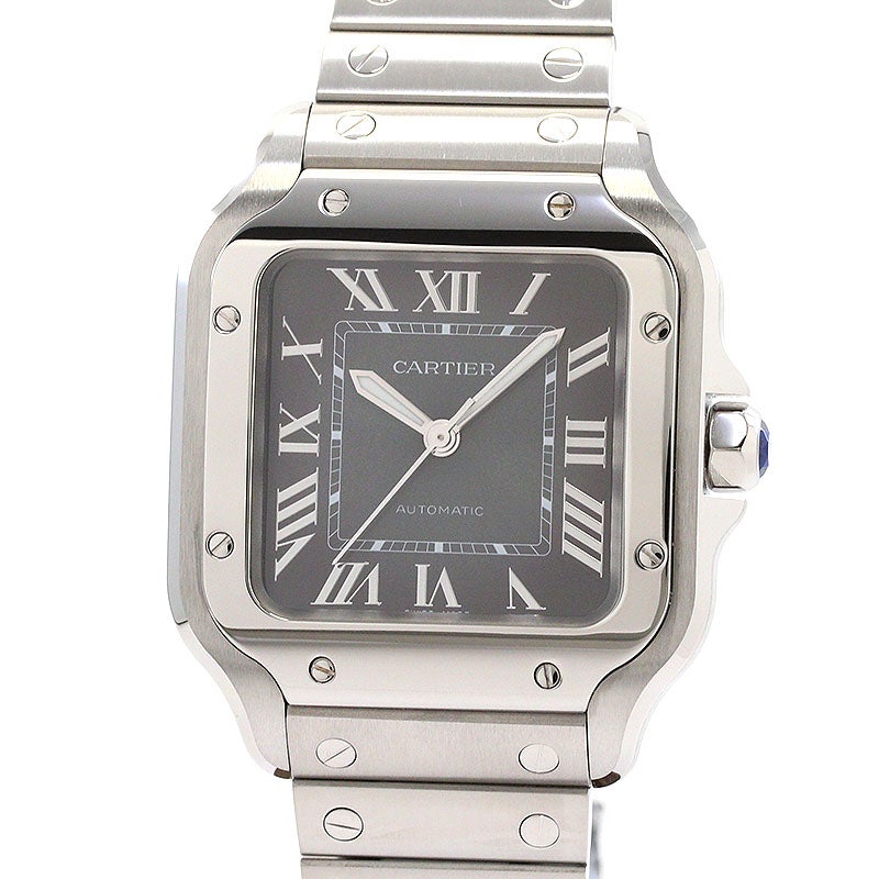 【中古】CARTIER SANTOS DE CARTIER MEDIUM MODEL カルティエ サントス ドゥ カルティエ MM WSSA0061