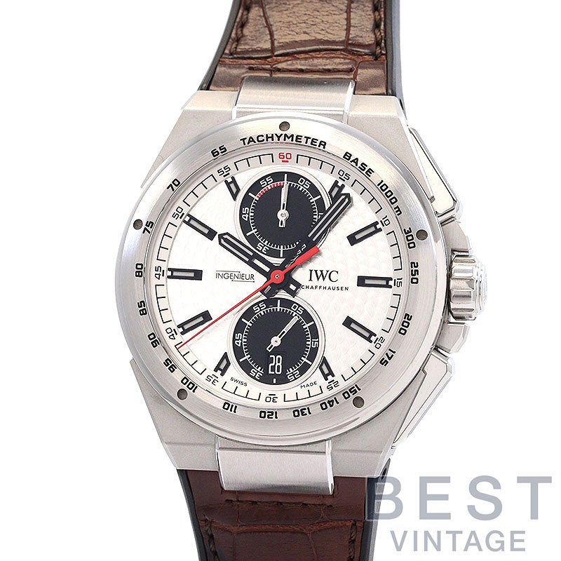 【中古】IWC INGENIEUR CHRONOGRAPH SILBERPFEIL アイ・ダブリュー・シー インヂュニア・クロノグラフ・ジルバープファイル IW378505