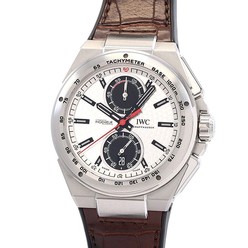 【中古】IWC INGENIEUR CHRONOGRAPH SILBERPFEIL アイ・ダブリュー・シー インヂュニア・クロノグラフ・ジルバープファイル IW378505