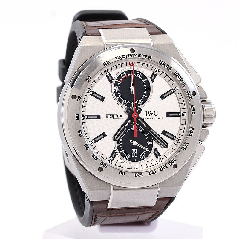 【中古】IWC INGENIEUR CHRONOGRAPH SILBERPFEIL アイ・ダブリュー・シー インヂュニア・クロノグラフ・ジルバープファイル IW378505