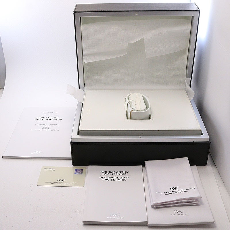 【中古】IWC INGENIEUR CHRONOGRAPH SILBERPFEIL アイ・ダブリュー・シー インヂュニア・クロノグラフ・ジルバープファイル IW378505