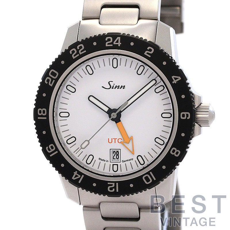【中古】SINN PILOT WATCHES 105 UTC ジン パイロットウォッチ 105 UTC 105.ST.SA.UTC.W (105.021)