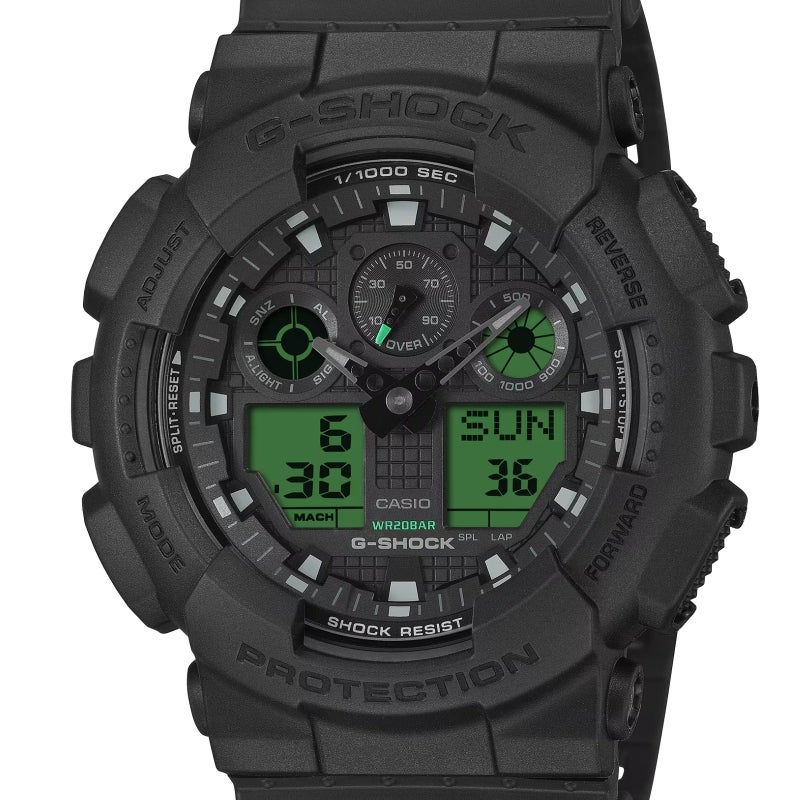 G-SHOCK ANALOG DIGITAL GA-100 SERIES ジーショック アナログデジタル GA-100 シリーズ GA-100BEG-1AJF