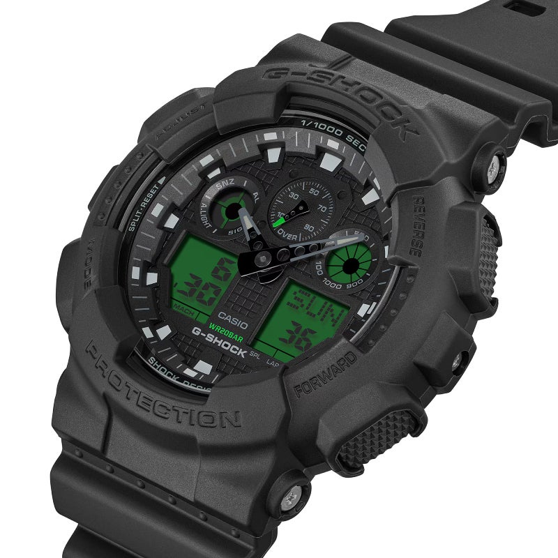 G-SHOCK ANALOG DIGITAL GA-100 SERIES ジーショック アナログデジタル GA-100 シリーズ GA-100BEG-1AJF