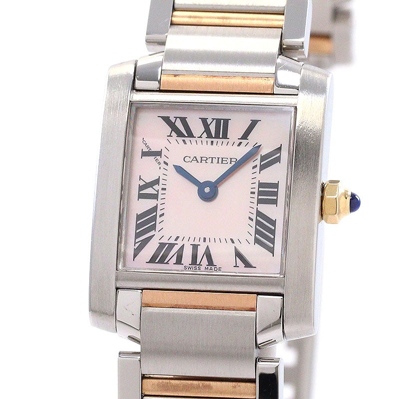 【中古】CARTIER TANK FRANCAISE SMALL MODEL カルティエ タンク フランセーズ SM W51027Q4