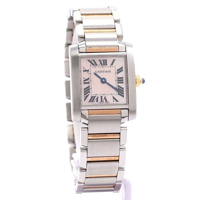 【中古】CARTIER TANK FRANCAISE SMALL MODEL カルティエ タンク フランセーズ SM W51027Q4