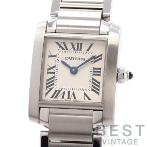 【中古】CARTIER TANK FRANCAISE SMALL MODEL カルティエ タンク フランセーズ SM W51008Q3