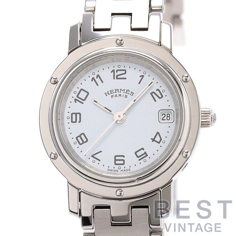 【中古】HERMES CLIPPER QUARTZ エルメス クリッパー クォーツ CL4.210