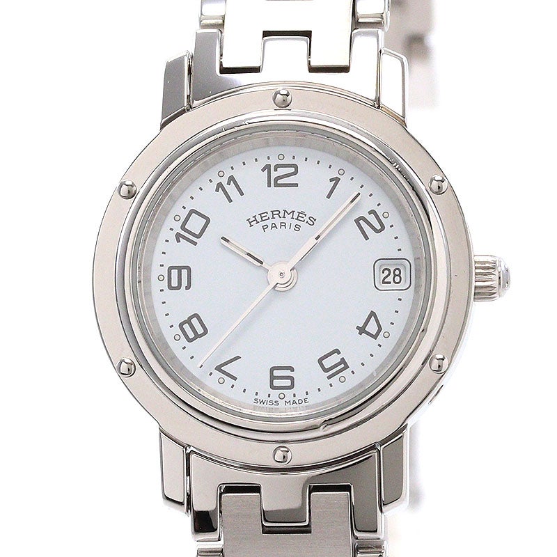 【中古】HERMES CLIPPER QUARTZ エルメス クリッパー クォーツ CL4.210
