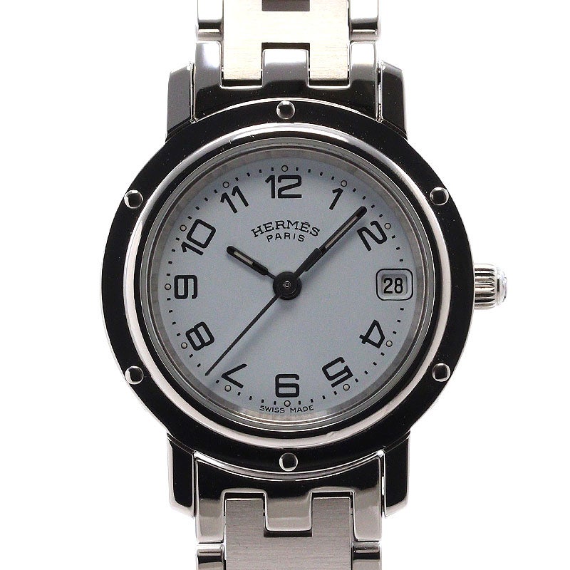 【中古】HERMES CLIPPER QUARTZ エルメス クリッパー クォーツ CL4.210