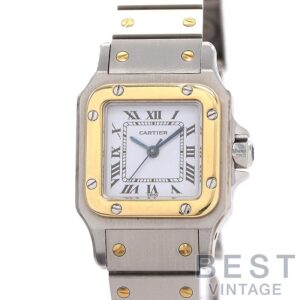 【中古】CARTIER SANTOS CARREE / SANTOS GALBEE SMALL MODEL カルティエ サントス カレ SM / サントス ガルベ SM 0902