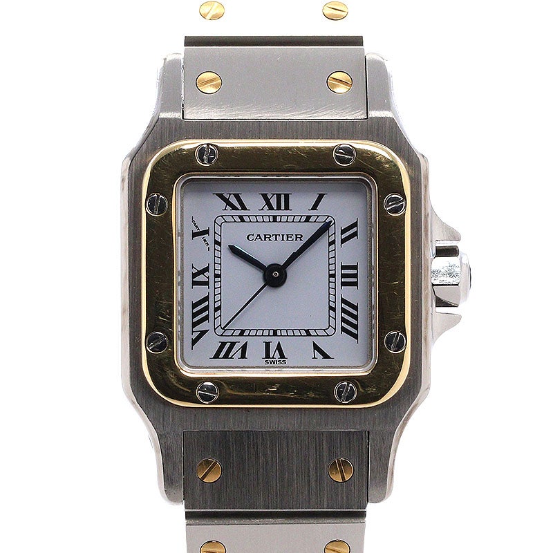 【中古】CARTIER SANTOS CARREE / SANTOS GALBEE SMALL MODEL カルティエ サントス カレ SM / サントス ガルベ SM 0902