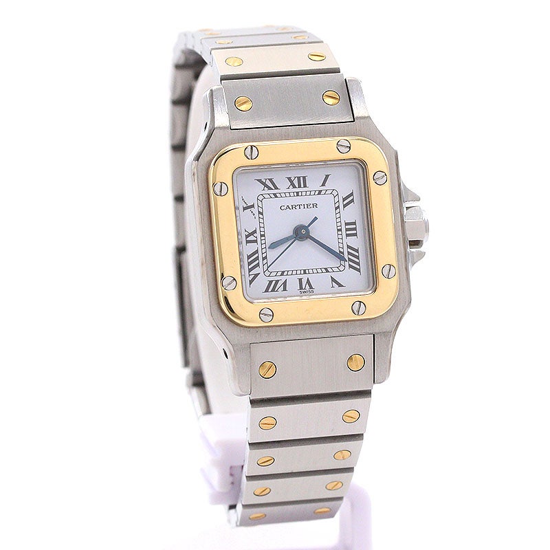 【中古】CARTIER SANTOS CARREE / SANTOS GALBEE SMALL MODEL カルティエ サントス カレ SM / サントス ガルベ SM 0902