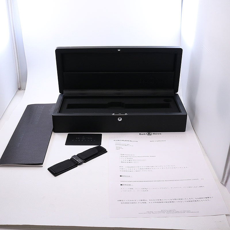 【中古】BELL & ROSS BR-03 CHRONO BLACK MATTE ベル&ロス BR-03 クロノ ブラック マット BR0394-BL-CE