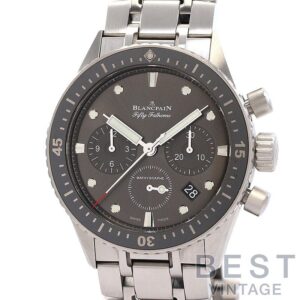 【中古】BLANCPAIN FIFTY FATHOMS BATHYSCAPHE CHRONOGRAPH FLYBACK ブランパン フィフティ ファゾムス バチスカーフ クロノグラフ フライバック 5200-1110-70B (N05200O011010N070B)