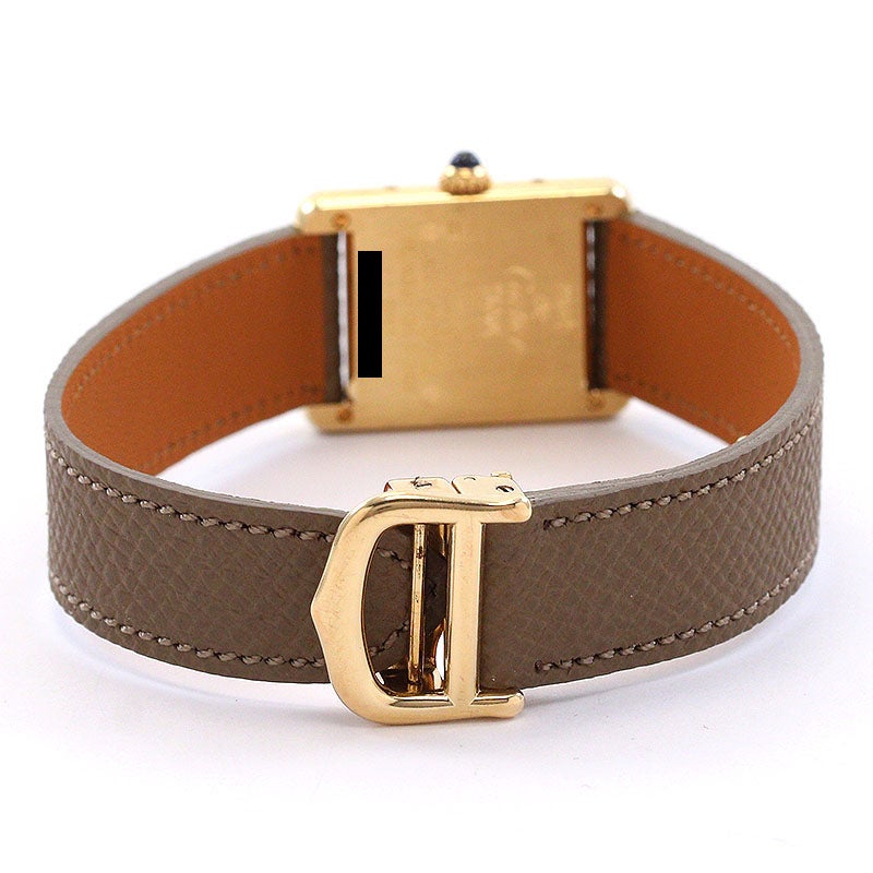 【中古】CARTIER MUST TANK SMALL MODEL VERMEIL カルティエ マストタンクSM ヴェルメイユ W1003154