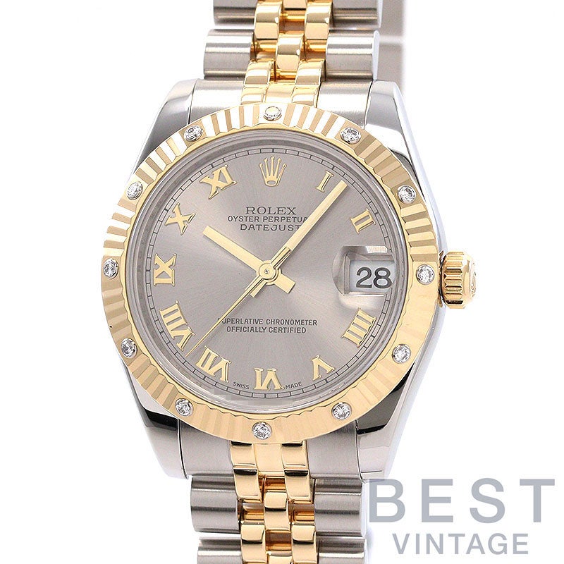 【中古】ROLEX OYSTER PERPETUAL DATEJUST 31 ロレックス オイスターパーペチュアル デイトジャスト 31 M178313-0070