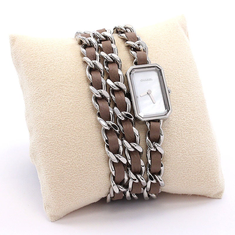 【中古】CHANEL PREMIERE ROCK BEIGE シャネル プルミエール ロック ベージュ H4326