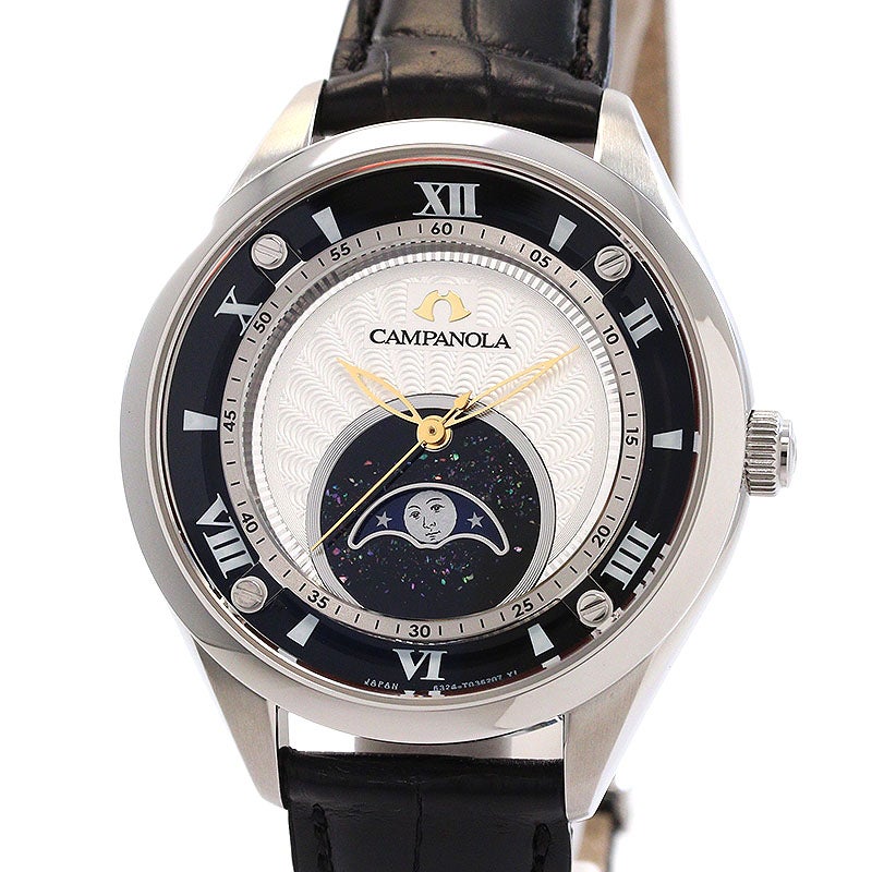 【中古】CITIZEN CAMPANOLA MOONPHASE YUZURU シチズン カンパノラ ムーンフェイズ 結弦(ゆづる) EZ2000-06A (6324-T023959)