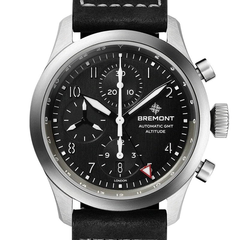 BREMONT ALTITUDE Chronograph GMT ブレモン アルティチュード クロノグラフ GMT ALT42-CHR-G-SS-BK-L-S