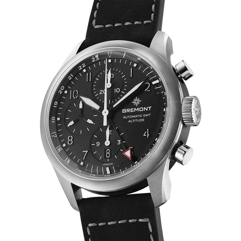 BREMONT ALTITUDE Chronograph GMT ブレモン アルティチュード クロノグラフ GMT ALT42-CHR-G-SS-BK-L-S