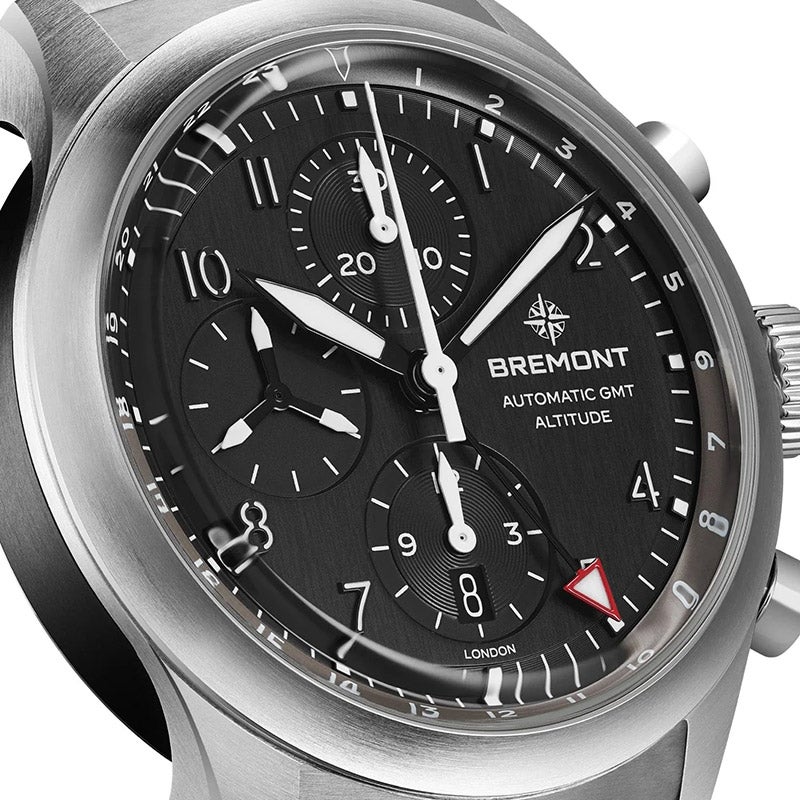 BREMONT ALTITUDE Chronograph GMT ブレモン アルティチュード クロノグラフ GMT ALT42-CHR-G-SS-BK-L-S