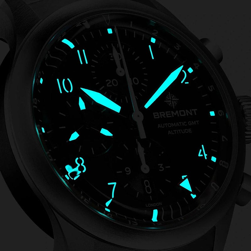 BREMONT ALTITUDE Chronograph GMT ブレモン アルティチュード クロノグラフ GMT ALT42-CHR-G-SS-BK-L-S