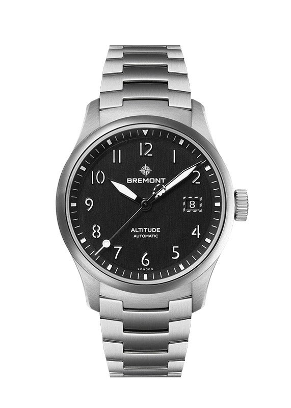 BREMONT ALTITUDE 39 Date ブレモン アルティチュード 39 デイト ALT39-DT-SS-BK-B