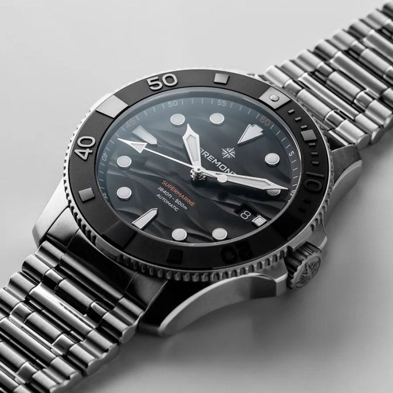 BREMONT SUPERMARINE 500M Date ブレモン スーパーマリン 500M デイト SM43-DT-SS-BK-B