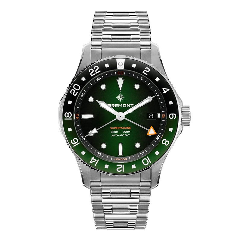 BREMONT SUPERMARINE 300M GMT Tundra Green ブレモン スーパーマリン 300M GMT ツンドラグリーン SM40-GMT-SS-GNBK-B