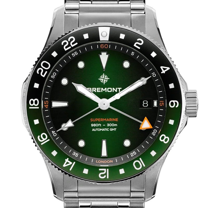 BREMONT SUPERMARINE 300M GMT Tundra Green ブレモン スーパーマリン 300M GMT ツンドラグリーン SM40-GMT-SS-GNBK-B