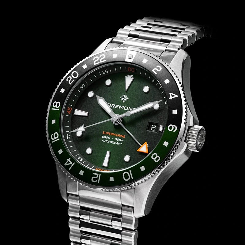 BREMONT SUPERMARINE 300M GMT Tundra Green ブレモン スーパーマリン 300M GMT ツンドラグリーン SM40-GMT-SS-GNBK-B