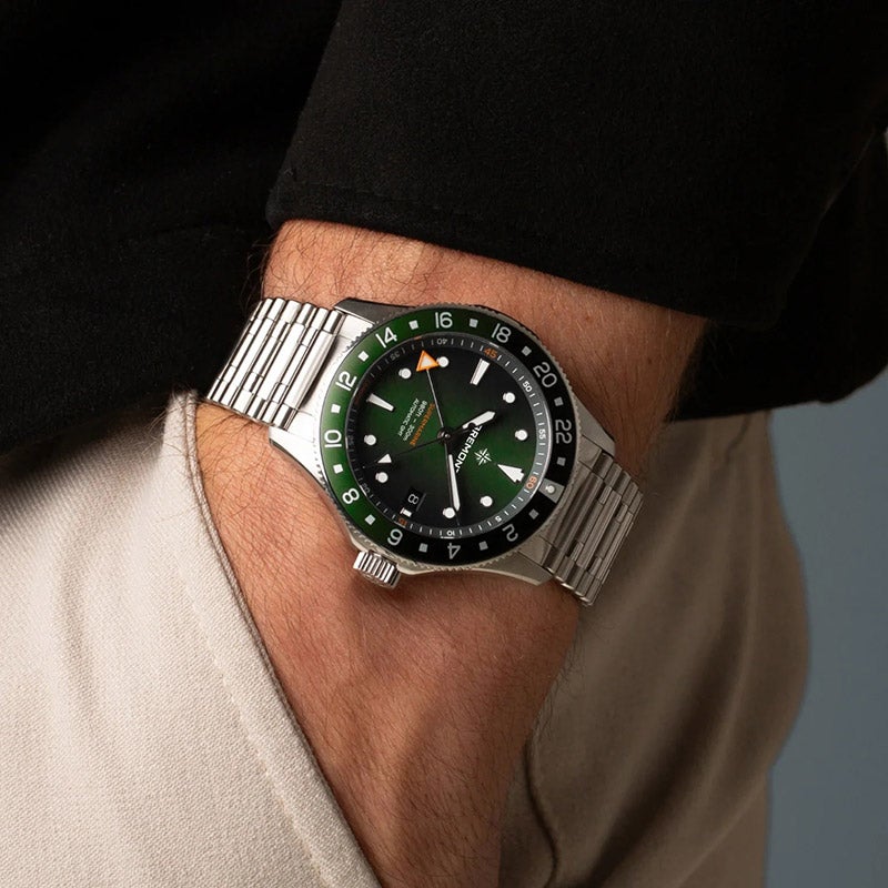 BREMONT SUPERMARINE 300M GMT Tundra Green ブレモン スーパーマリン 300M GMT ツンドラグリーン SM40-GMT-SS-GNBK-B