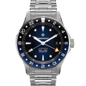 BREMONT SUPERMARINE 300M GMT Glacier Blue ブレモン スーパーマリン 300M GMT グレイシャーブルー SM40-GMT-SS-BLBK-B