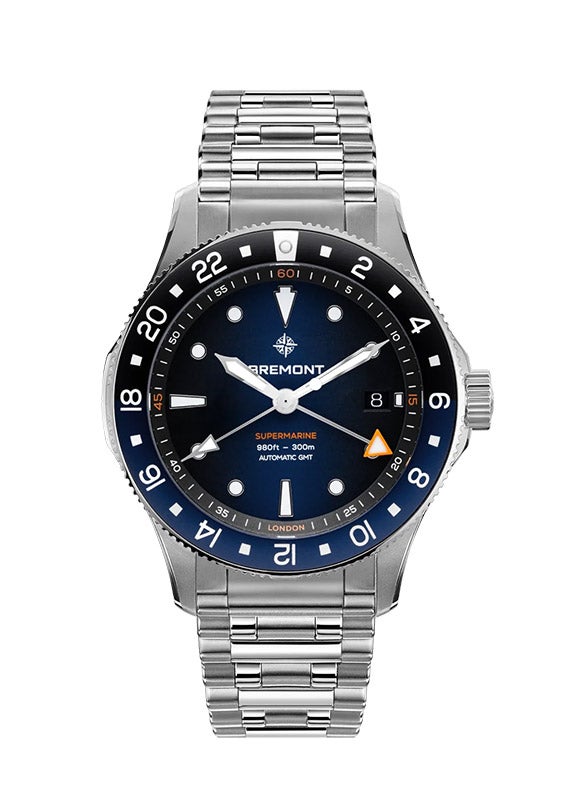 BREMONT SUPERMARINE 300M GMT Glacier Blue ブレモン スーパーマリン 300M GMT グレイシャーブルー SM40-GMT-SS-BLBK-B
