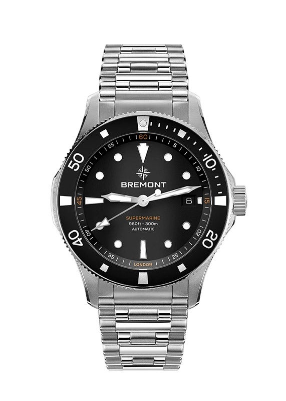BREMONT SUPERMARINE 300M Date ブレモン スーパーマリン 300M デイト SM40-DT-SS-BK-B