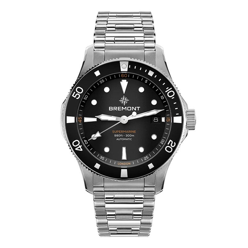 BREMONT SUPERMARINE 300M Date ブレモン スーパーマリン 300M デイト SM40-DT-SS-BK-B