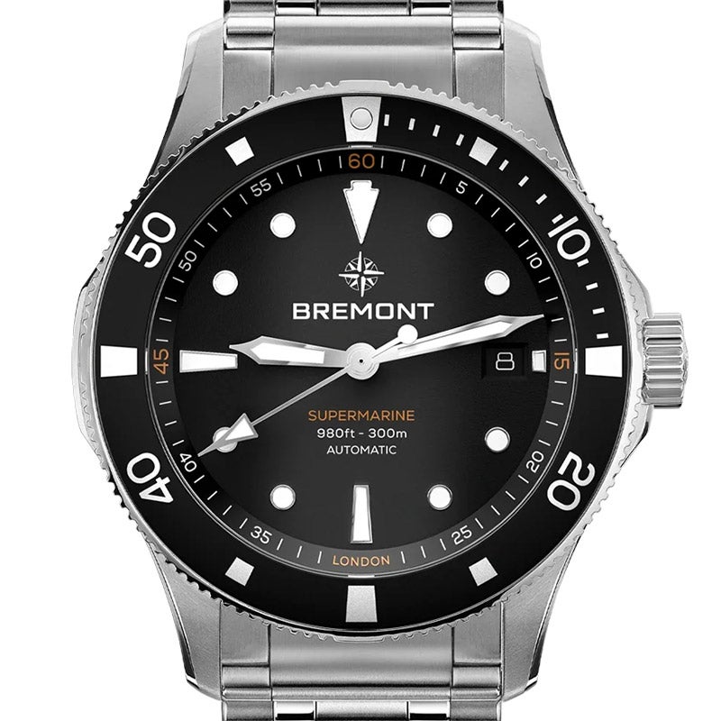 BREMONT SUPERMARINE 300M Date ブレモン スーパーマリン 300M デイト SM40-DT-SS-BK-B