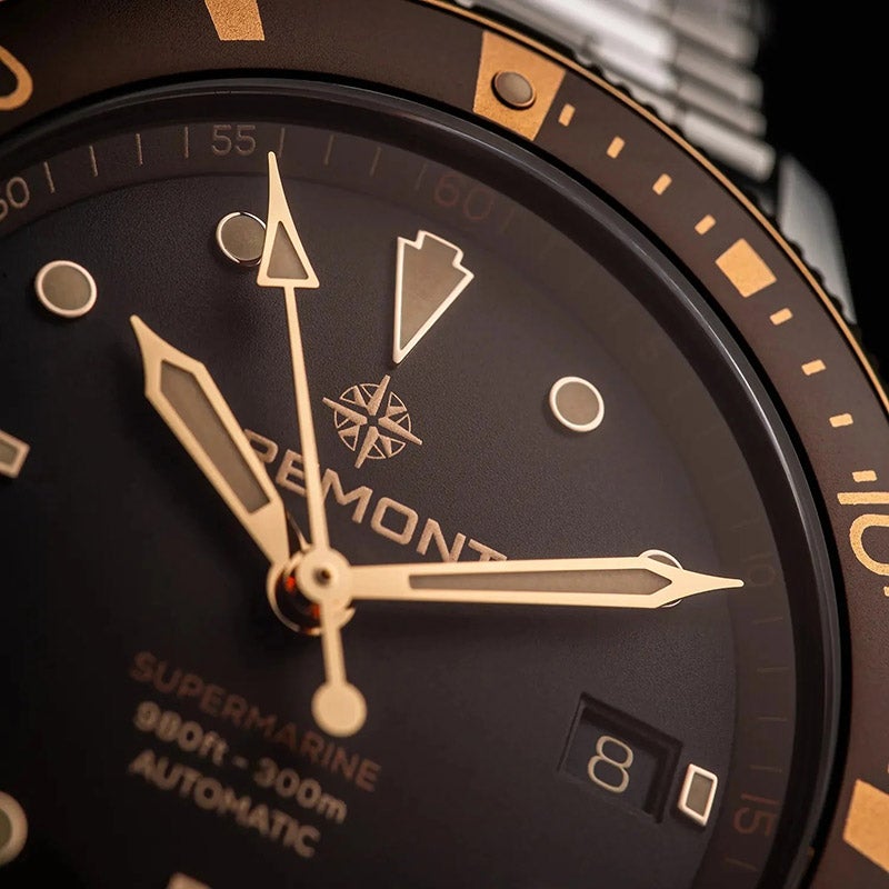 BREMONT SUPERMARINE 300M Date ブレモン スーパーマリン 300M デイト SM40-DT-BI-BR-B
