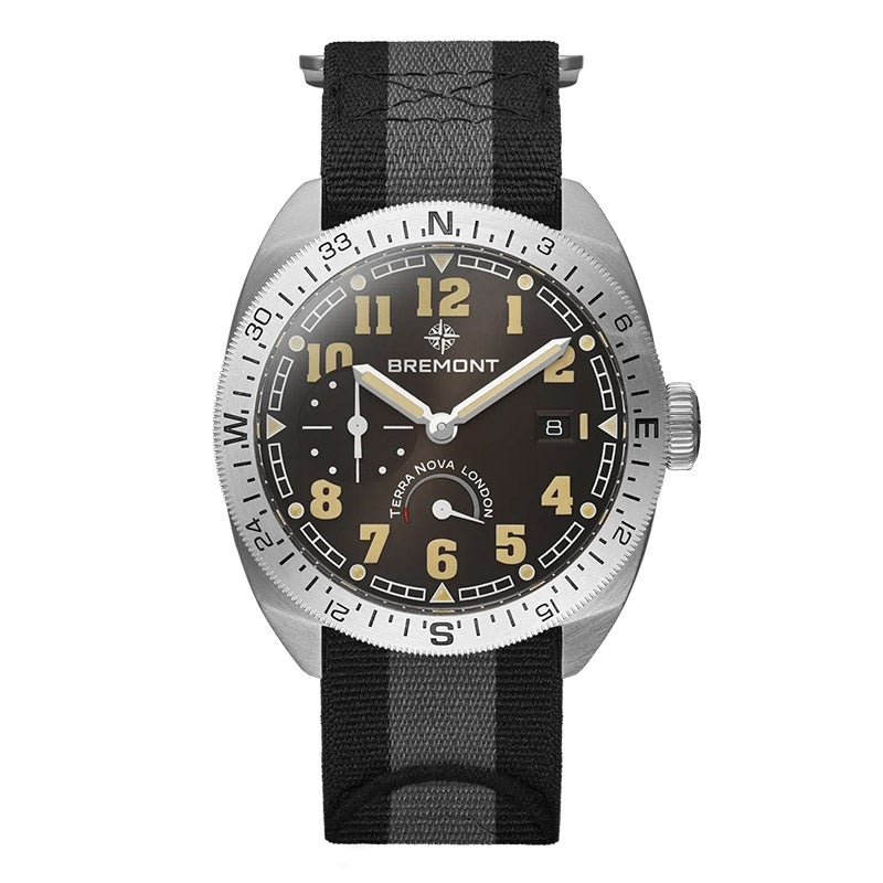 BREMONT TERRA NOVA Power Reserve ブレモン テラノヴァ パワーリザーブ TN40-PWR-SS-BK-N-S