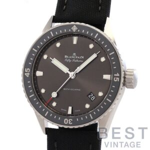 【中古】BLANCPAIN FIFTY FATHOMS BATHYSCAPHE ブランパン フィフティ ファゾムス バチスカーフ 5000-1110-B52A (N05000O011010NB52A)