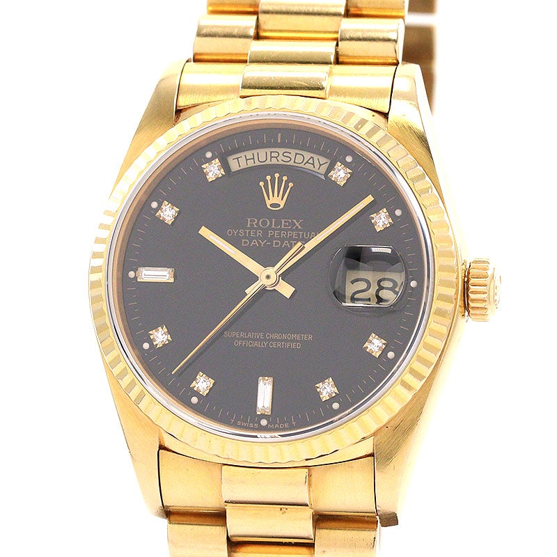 【中古】ROLEX OYSTER PERPETUAL DAY-DATE 36 ロレックス オイスターパーペチュアル デイデイト 36 18038A