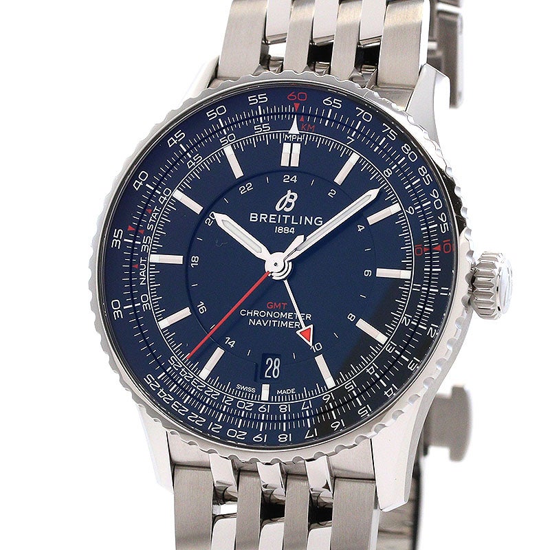 【中古】BREITLING NAVITIMER AUTOMATIC GMT 41 ブライトリング ナビタイマー オートマチック GMT 41 A32310251B1A1